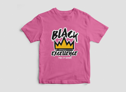 NEW Pink Black Excellence T-Shirt - Tones of Melanin