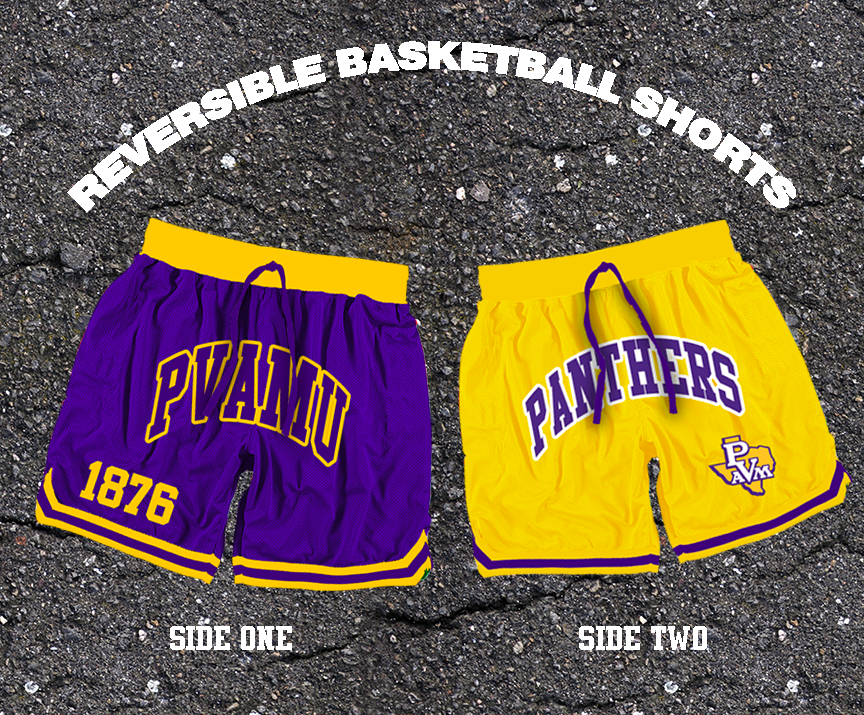 Reversible PVAMU Basketball Shorts - Tones of Melanin