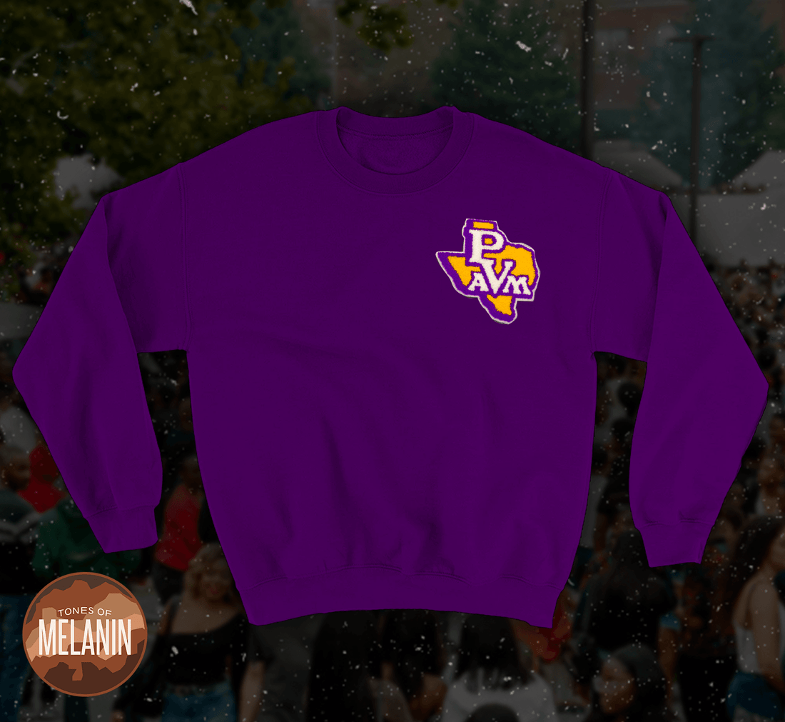 Prairie View A & M University Purple Crewneck - Tones of Melanin