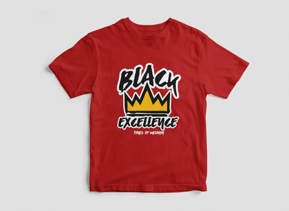 NEW Red Black Excellence T-Shirt - Tones of Melanin