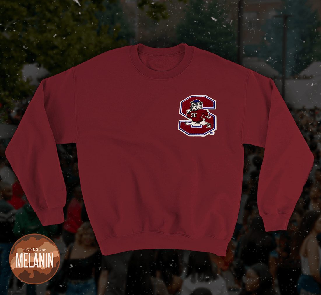 South Carolina State University Maroon Crewneck - Tones of Melanin