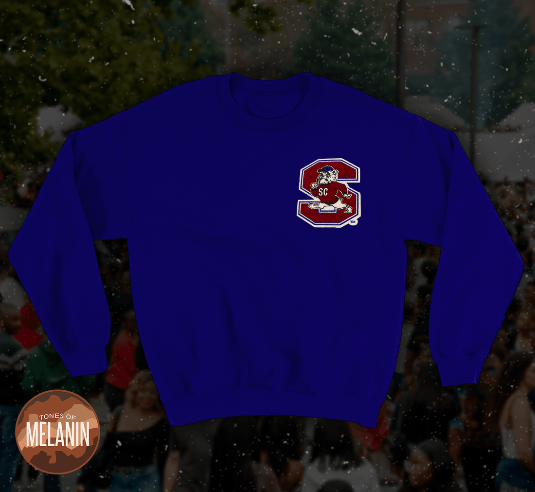 South Carolina State University Blue Crewneck - Tones of Melanin