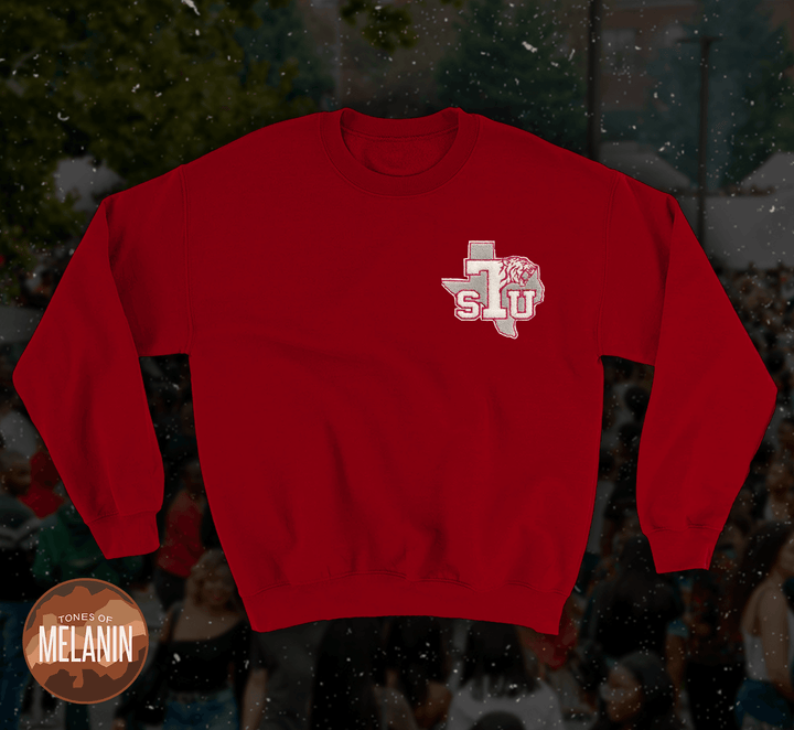 Texas Southern University Maroon Crewneck - Tones of Melanin