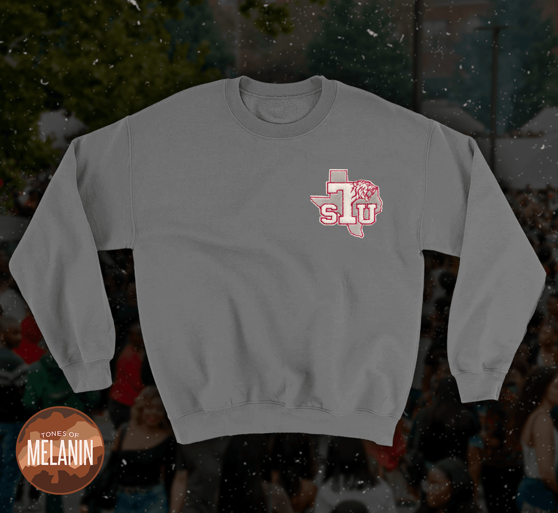 Texas Southern University Grey Crewneck - Tones of Melanin